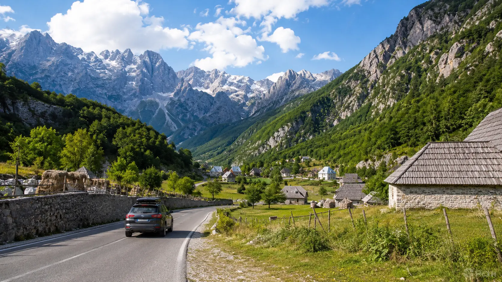 Theth village and Albanian Alps for a 10-day Albania road trip