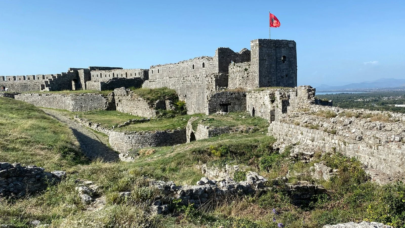 Rozafa Castle in Shkoder, gateway to northern Albania